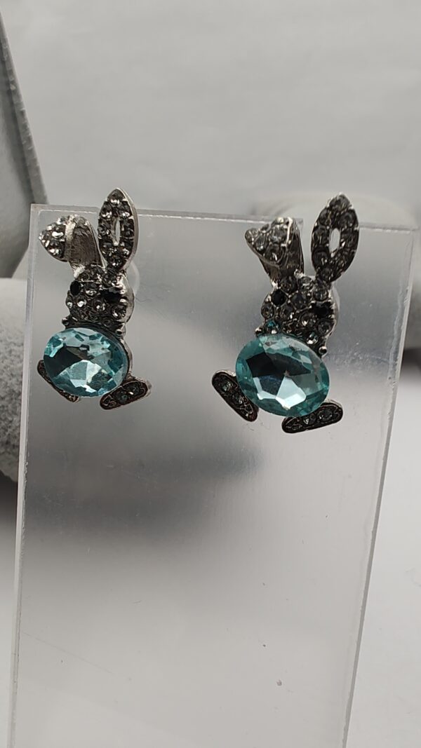 Bunny Stud Bling Earrings