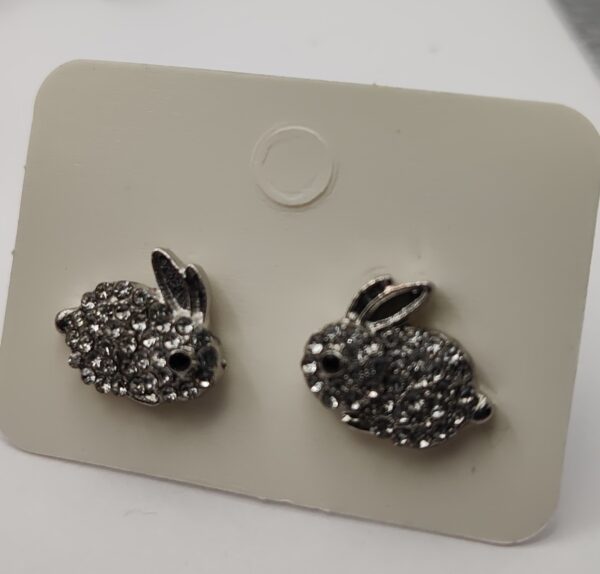 Bunny Stud Bling Earrings