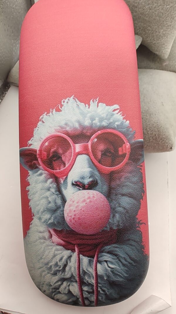 Boutique Eyeglass Hard Case Bubblegum Sheep