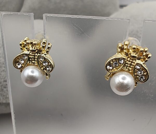 Queen Bee Bling Stud Earrings