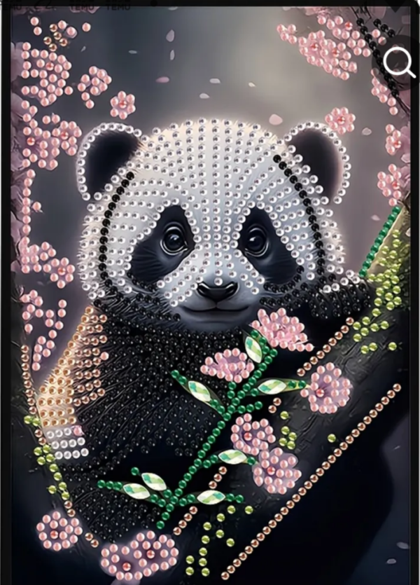 5D Diamond Art Panda Notebook DIY